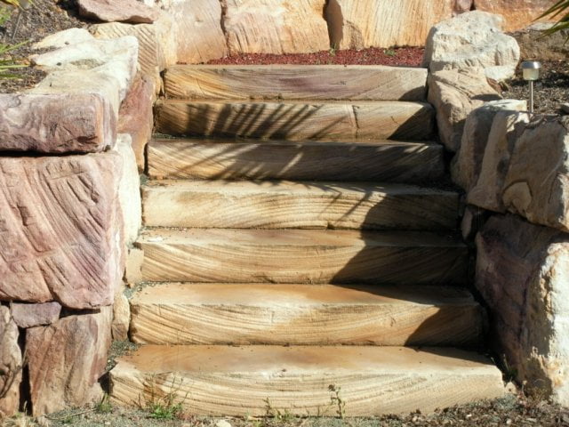 Sandstone Steps – Rough Cut